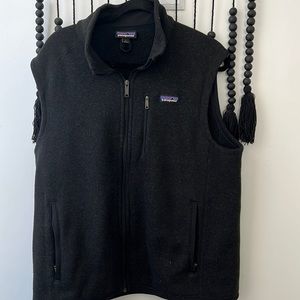 Patagonia Black L Sweater Vest